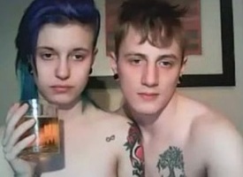 Horny teenage couple fucking chiefly webcam